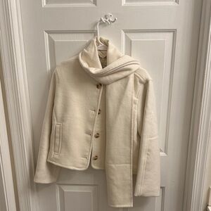 NWT Abercrombie Jacket with Scarf